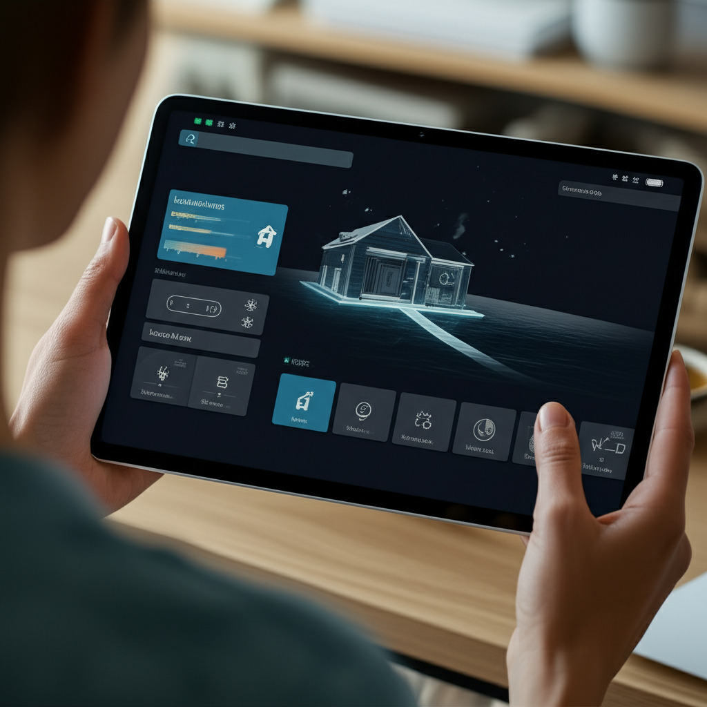 Connected device concept — illustrative visual
